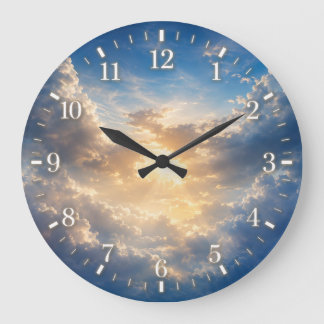 Reloj Redondo Grande Cloud Clock 2026