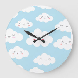 Reloj Redondo Grande Cloud Dream Wall Clock