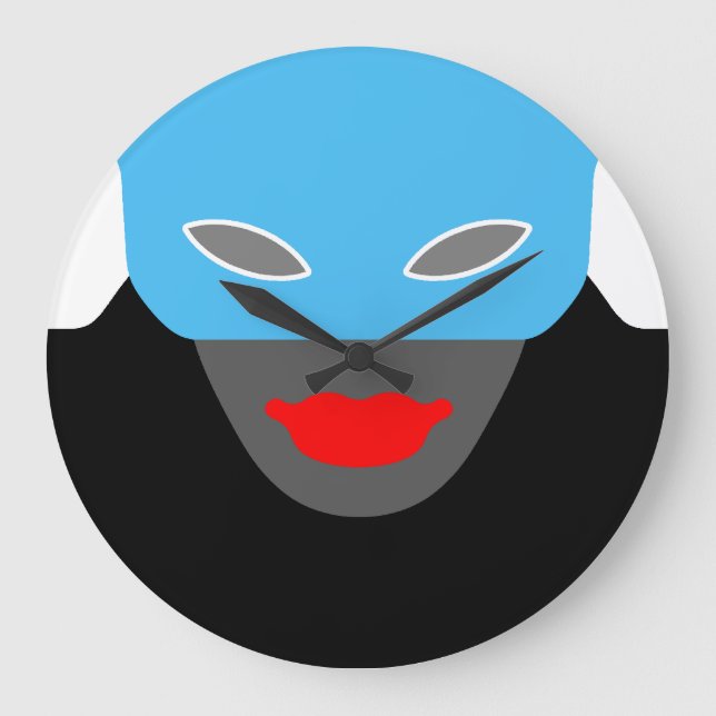 Reloj Redondo Grande ClupKitz Comix Dada Manga Alien By-K'Laard (Anverso)