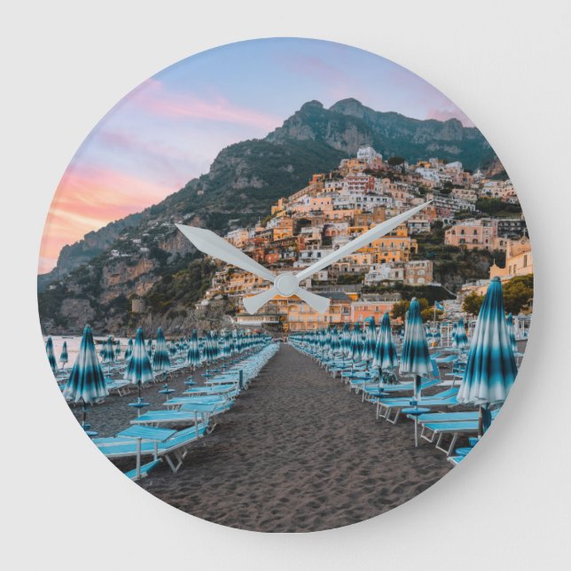 Reloj Redondo Grande Coastline | Campania, Italy (Anverso)