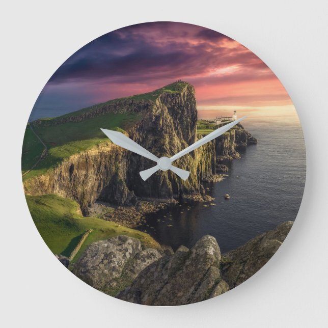 Reloj Redondo Grande Coastline | Isle of Skye, Scotland (Anverso)