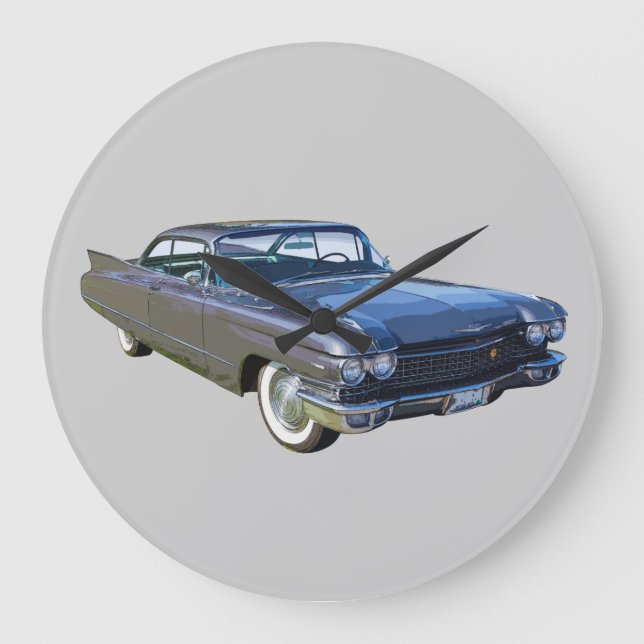 Reloj Redondo Grande Coche 1960 del lujo de Cadillac (Anverso)