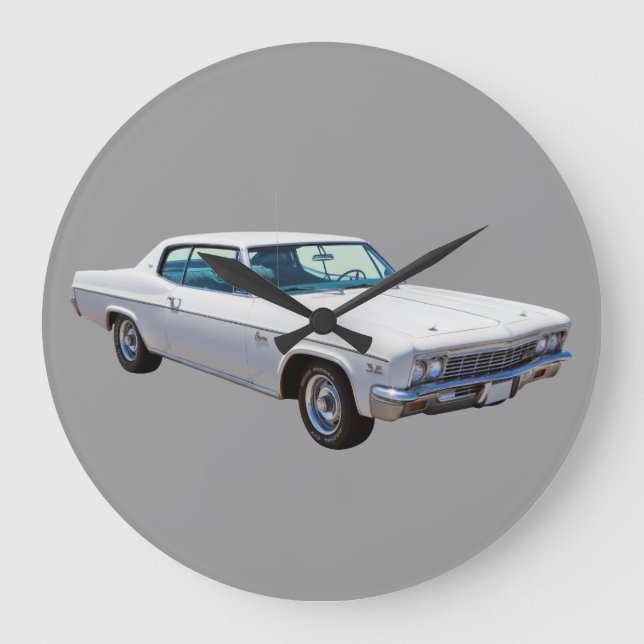 Reloj Redondo Grande Coche 1966 del músculo de Chevrolet Caprice 427 (Anverso)