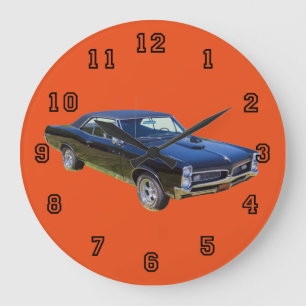 Reloj Redondo Grande Coche 1967 del músculo de Pontiac GTO