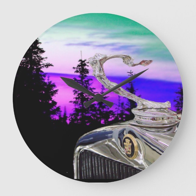 Reloj Redondo Grande Coche de Cadillac 1928 (Anverso)