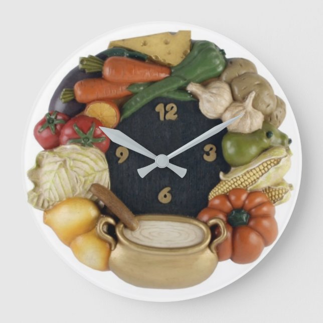 Reloj Redondo Grande Cocina (Anverso)