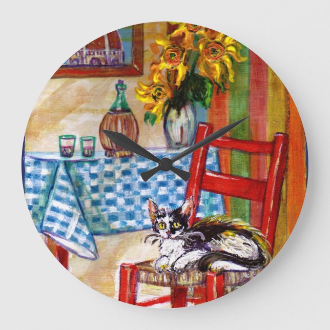 RELOJ REDONDO GRANDE COCINA ITALIANA EN FLORENCIA (Anverso)