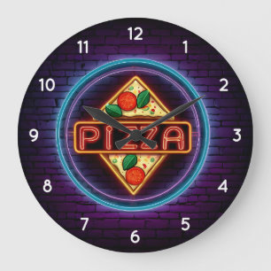Reloj Redondo Grande Cocina o restaurante pizzería italiana redonda