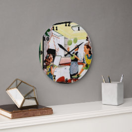 Reloj Redondo Grande Cocina retro vintage de Guay