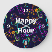 Cócteles de neón Happy Hour