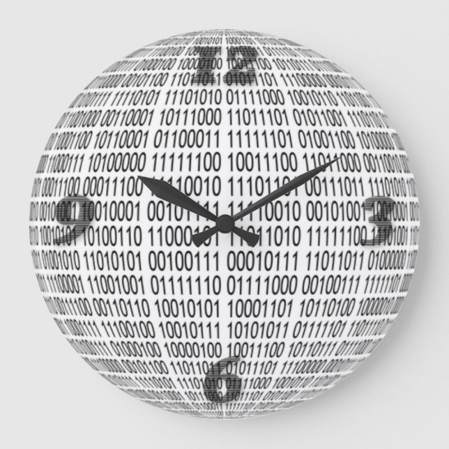 Reloj Redondo Grande Code (Anverso)