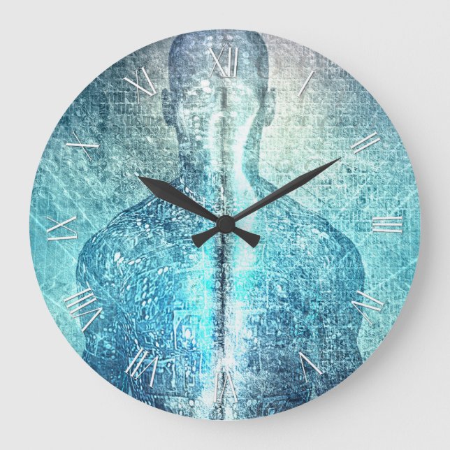 Reloj Redondo Grande Código Soul (Anverso)