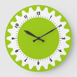 Reloj Redondo Grande Cogged 01 - Martian Green