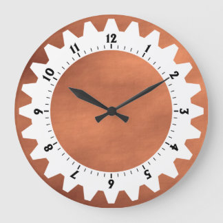 Reloj Redondo Grande Cogged 01 - Tormenta de polvo marciana