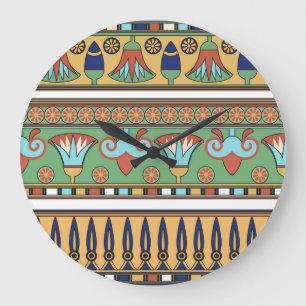 Reloj Redondo Grande Colección de vintage de ornamento egipcio