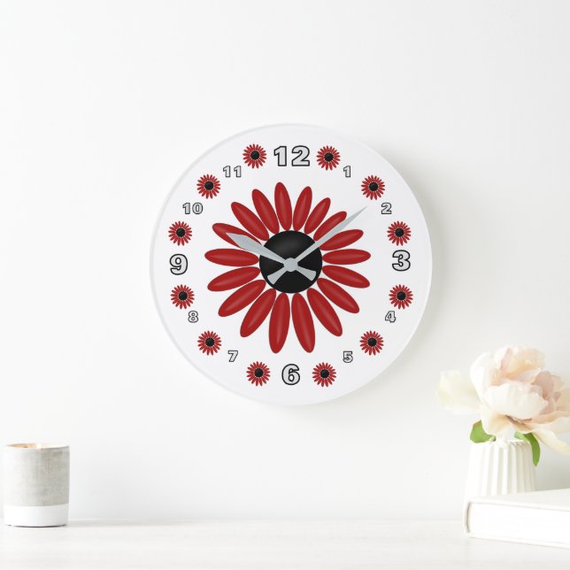Reloj Redondo Grande Colección Emperatriz Floral (Hogar)