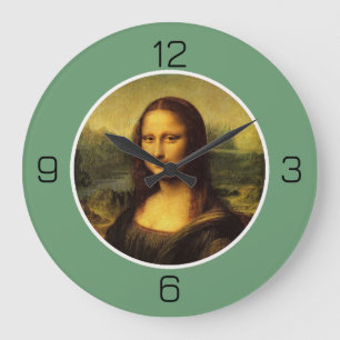 Reloj Redondo Grande Colección Fiesta Leonardo da Vinci Mona Lisa