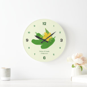 Reloj Redondo Grande Colección Pickle & Fresh