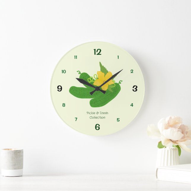 Reloj Redondo Grande Colección Pickle & Fresh (Hogar)