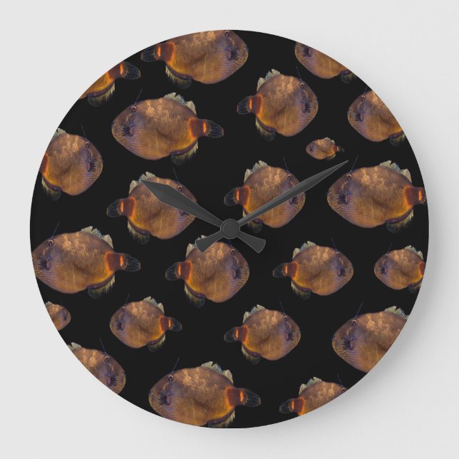 Reloj Redondo Grande Colegio De Pescado De La Azotea, (Anverso)