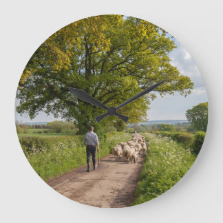 Reloj Redondo Grande Colina de Baker, reloj grande de Cotswolds