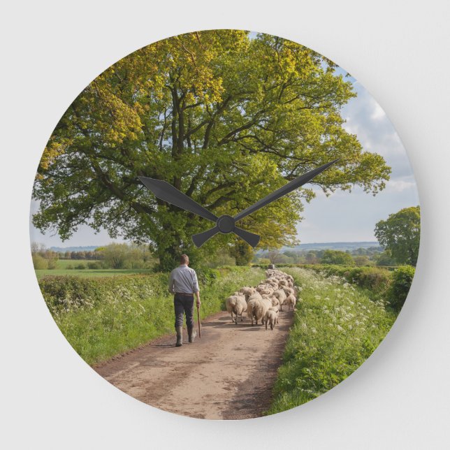 Reloj Redondo Grande Colina de Baker, reloj grande de Cotswolds (Anverso)