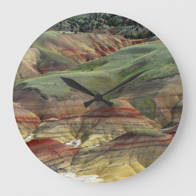 Reloj Redondo Grande Colinas pintadas, camas fósiles John Day, Mitchell (Anverso)