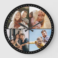 Collage de fotos moderno de la familia personaliza