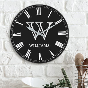 Reloj Redondo Grande Collage de fotos personalizado familiar personaliz