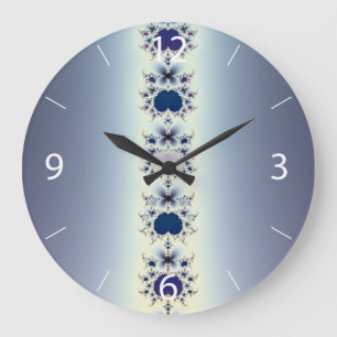 Reloj Redondo Grande Collar Morado