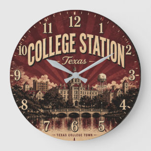 Reloj Redondo Grande College Station Texas Historic College Town