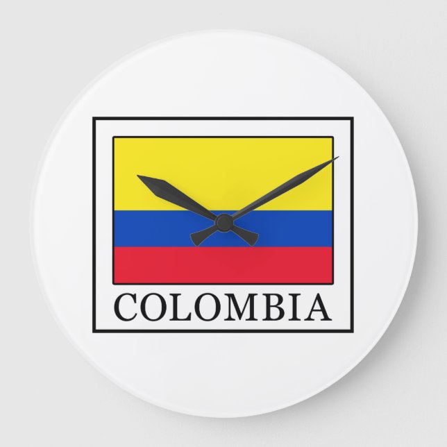 Reloj Redondo Grande Colombia (Anverso)