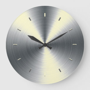 Reloj Redondo Grande Color crema de tono