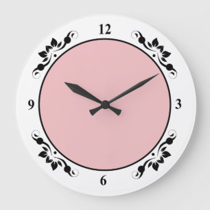 Reloj Redondo Grande Color de fondo de color de la cara de las decoraci