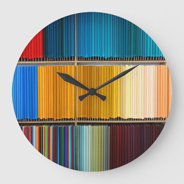 Reloj Redondo Grande Color en punto (Anverso)