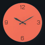 Reloj Redondo Grande Color rojo tomate FF6347 con opción Añadir tu nomb<br><div class="desc">Agregue un nombre, iniciales o algún texto, o mantenga el color solo. Coordenadas de color con otros elementos del almacén basadas en el nombre y el código HEX (triplete hexadecimal de seis dígitos) mostrado. Utilice este código para mezclar, hacer coincidir y personalizar de cualquier otro elemento para ir con esto,...</div>
