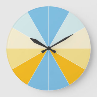 Reloj Redondo Grande Color segmentado 04