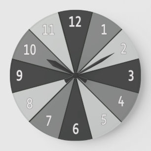 Reloj Redondo Grande Color Wheel Grey with Digits
