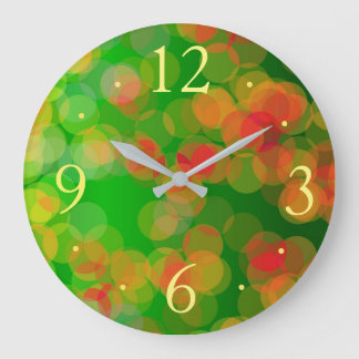Reloj Redondo Grande Colores de cocina contemporáneas brillantes de oto
