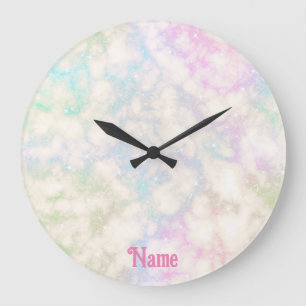 Reloj Redondo Grande Colores unicornios personalizados