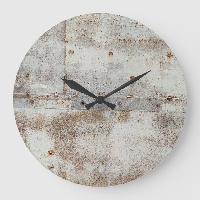 Reloj Redondo Grande Colorida pared metalizado, rachas. (Anverso)