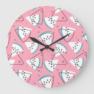 Reloj Redondo Grande Coloridas sandías
