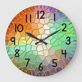 Reloj Redondo Grande Colorido