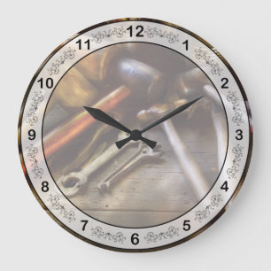 Reloj Redondo Grande Comercio - Hombre habil - Una Colección de Martill