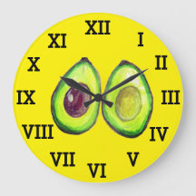 Comida de acuarela sana y vegetal de aguacate