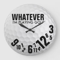 Como sea, estoy jugando golf