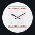 Reloj Redondo Grande Computer Science Software Engineer Funny Lovers<br><div class="desc">Computer Science Software Engineer Funny Lovers For special holiday gifts we offer design for every style and personality. Design makes best gift idea for him or her, adults, aunt, boys, brother, children, dad, father, husband, female, girls, daughter, grandma, grandmother, grandfather, grandpa, kids, male, man, woman, wife, mom, mother, parents, seniors,...</div>
