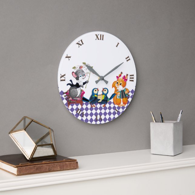 Reloj Redondo Grande concierto (Oficina)