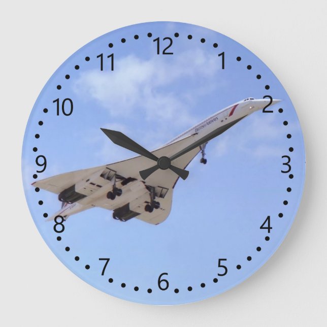 Reloj Redondo Grande Concorde G-BOAF (Anverso)