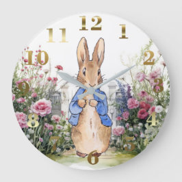 Reloj Redondo Grande Conejo clásico Bunny